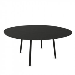 Maarten circular design table by Viccarbe ash grey| Aiure