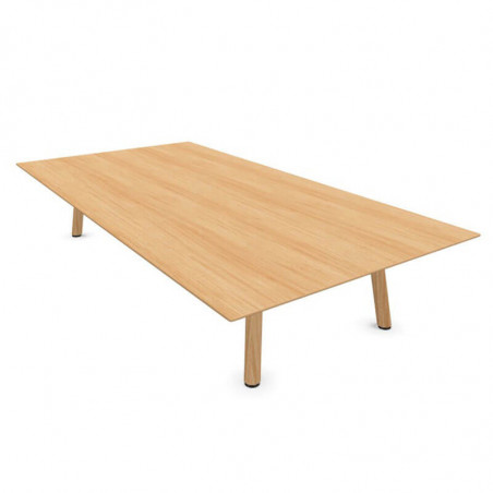 Maarten Design Table by Viccarbe small structure matt oak colour | Aiure