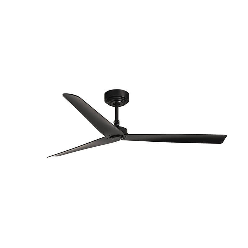Black Ceiling Fan Without Lights Milos By Faro Barcelona Aiuredeco - 52 White Ceiling Fans Without Lights