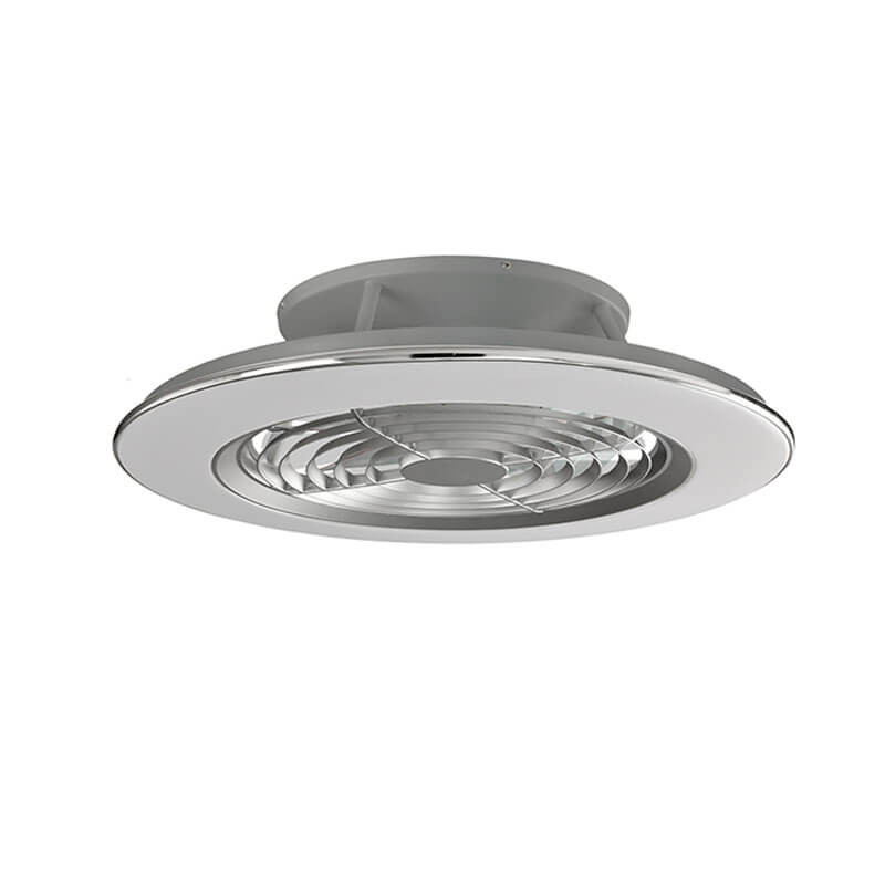 Ceiling Fan With Led Light Alisio, Grey Ceiling Fan With Light