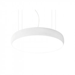 White pendant ceiling light Drum 70 Suspension by Arkoslight | Aiure