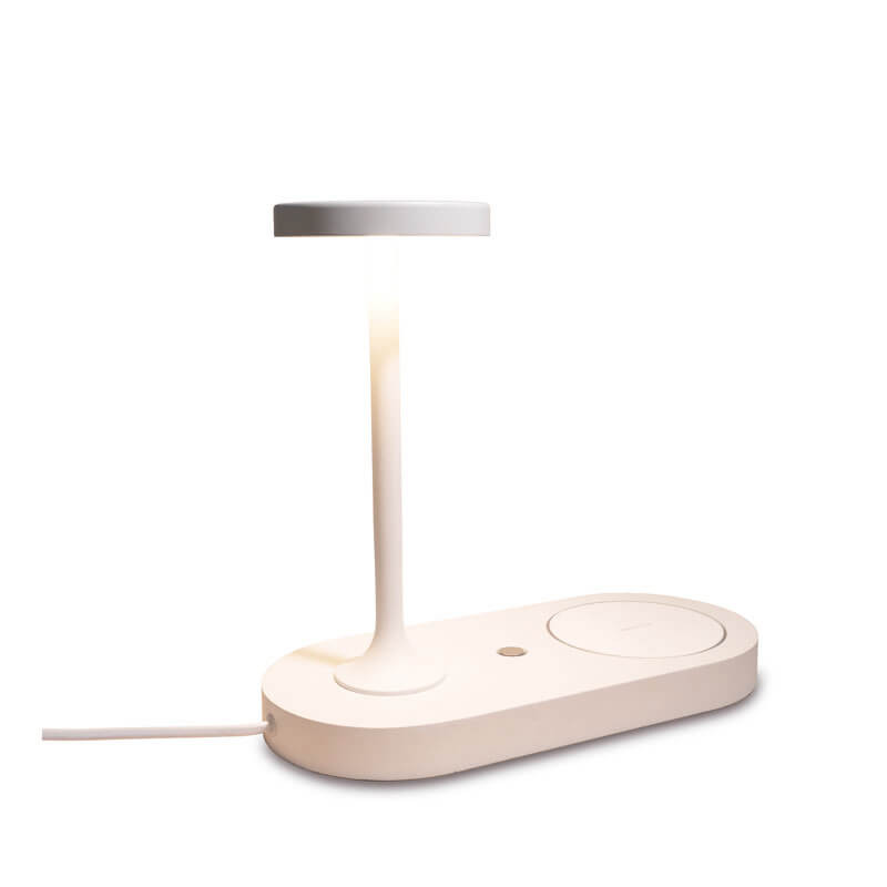 biologie Wens Vies LED table lamp Ceres with smartphone charger | Aiure