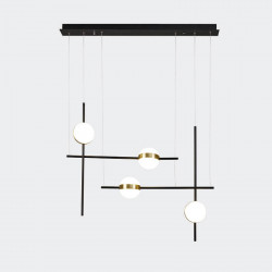 Pendant light with different heights from the Cuba collection by Mantra | Aiure