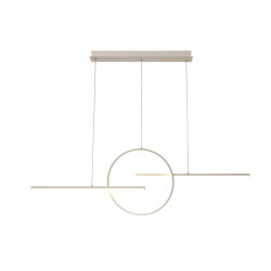 White LED pendant light Kitesurf 50W by Mantra | Aiure