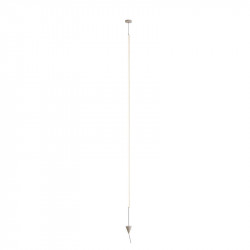Vertical white suspended floor lamp by Mantra | Aiure