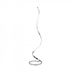 Lámpara de pie minimalista Nur plata de Mantra | Aiure