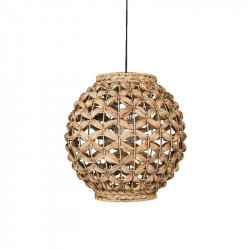 Lennis pendant lamp made of natural fibres ACB | Aiure