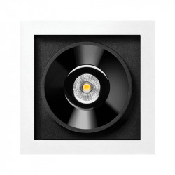 Black and white downlight Black Foster Recessed 1 by Arkoslight | Aiure