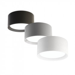 Downlight LED Stram Surface black, white and aluminium Arkoslight | Aiure
