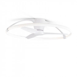Ceiling fan Nepal white with light Mantra | Aiure