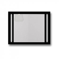 Lacobel mirror with LED light Andros by Eurobath | Aiure