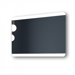 Rectangular LED design mirror Bora by Eurobath | Aiure