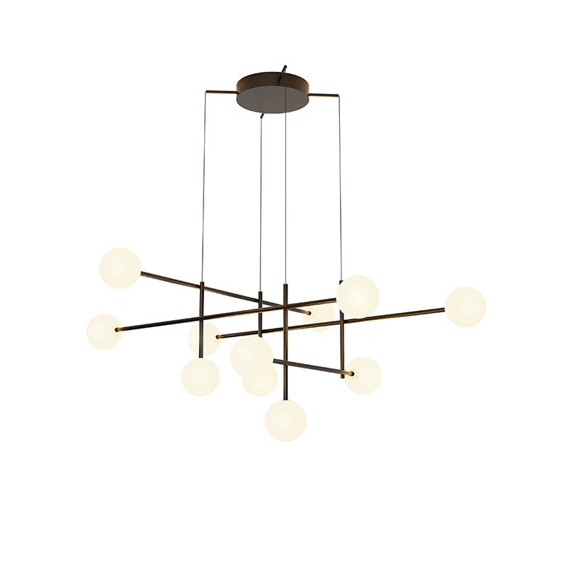 Antares pendant lamp with 3 lights by Mantra | Aiure