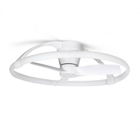 White ceiling fan with light Nepal Mini by Mantra | Aiure
