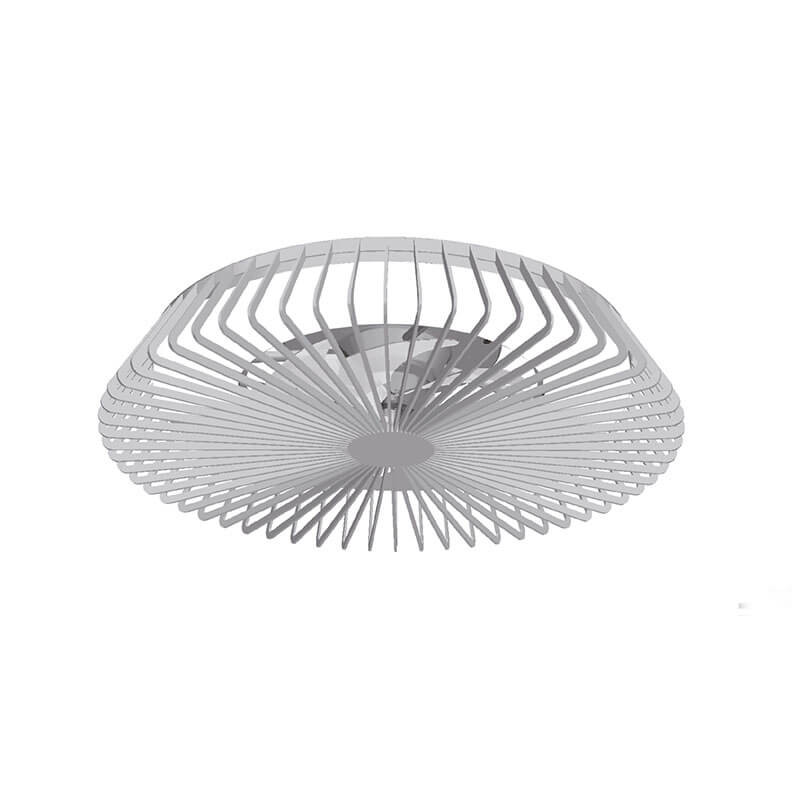Silver ceiling fan Himalaya series from Mantra | AiureDeco