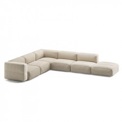 Savina large sofa with pouf  by Viccarbe | Aiure