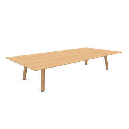 Maarten Design Table by Viccarbe small structure matt oak colour| Aiure