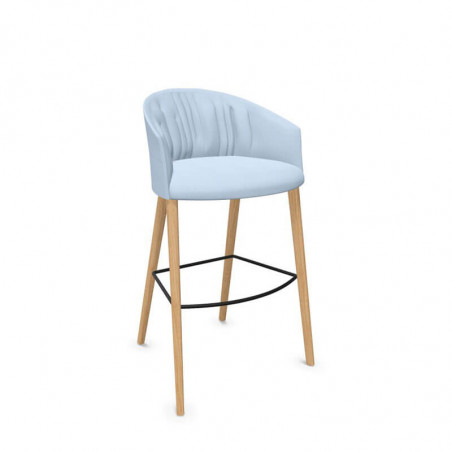 Soft stool Copa bar by Viccarbe baby blue | Aiure