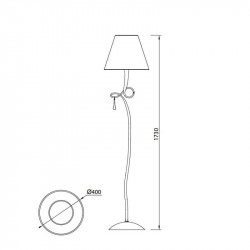 Paola floor lamp by Viccarbe data-sheet | Aiure