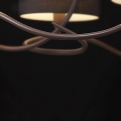 Lua living room pendant lamp by Mantra close up| Aiure