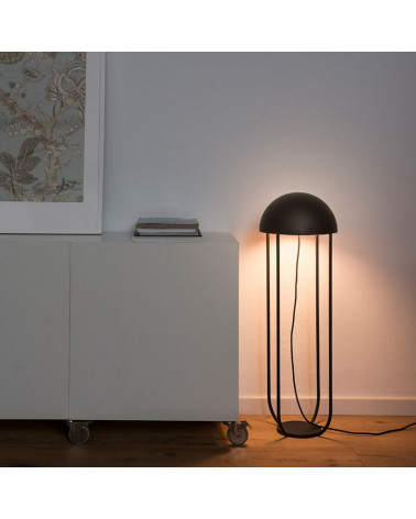 Jellyfish floor lamp in a living room | Aiure