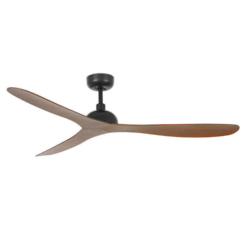 Black and wooden Gotland ceiling fan by Faro Barcelona | AiureDeco