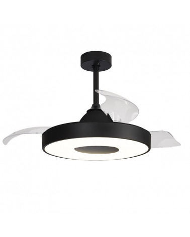 Coin LED ceiling fan with...