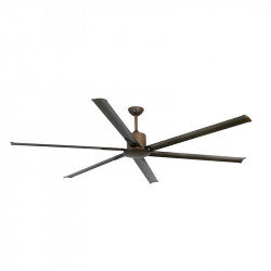 Andros brown ceiling fan without lights by Faro Barcelona | AiureDeco