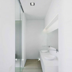 Orbital QR 111 LED spotlights ceiling recessed in bathroom by Arkoslight | Aiure