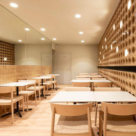 Recessed ceiling LED downlight Fox by Arkoslight in restaurant | Aiure