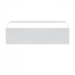 White LED wall sconce from the Rec Double Mini series by Arkoslight | Aiure