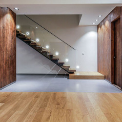 Led Wall Light Alfa on staircase by Arkoslight | Aiure