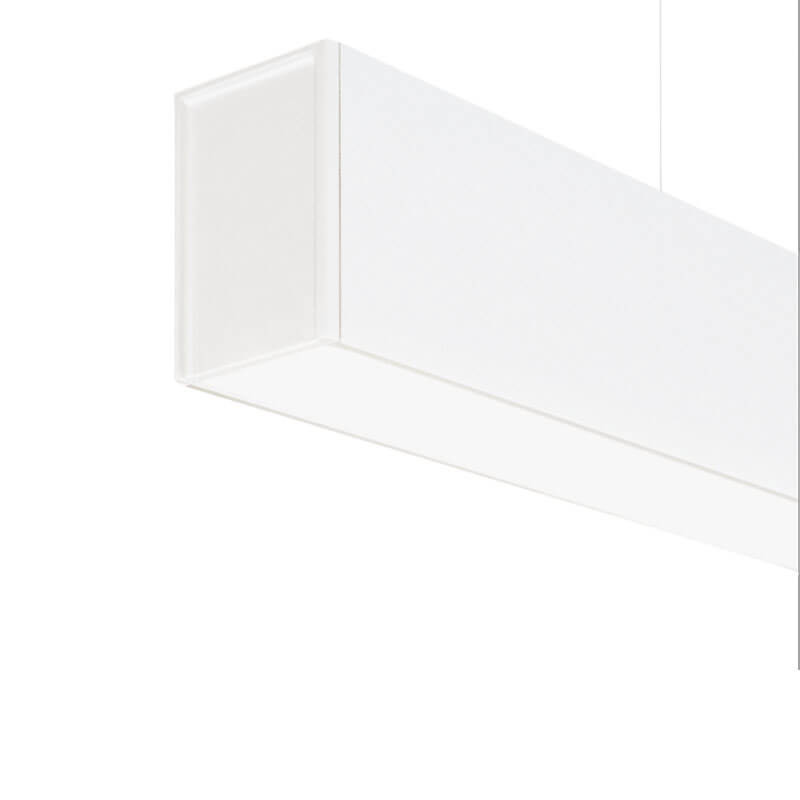 White pendant LED light Fifty Suspension by Arkoslight | Aiure