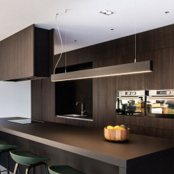 Fifty Suspension pendant light by Arkoslight in a kitchen ceiling | Aiure