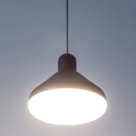 Black pendant ceiling light on from the Antares collection by Mantra | Aiure