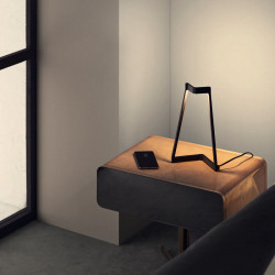 Modern table lamp Minimal by Mantra on bedside table | Aiure