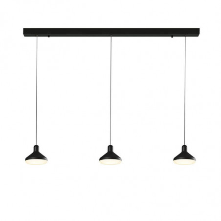 Antares linear pendant lamp with 3 lights by Mantra | Aiure