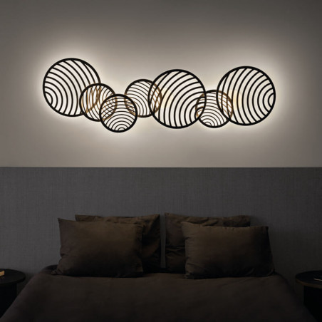 Wall light by Mantra Collage 40W in a bedroom | Aiure