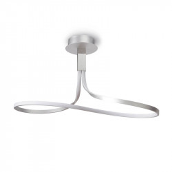 Small silver loop ceiling lamp by Mantra | Aiure