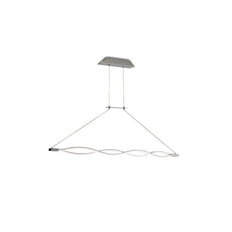 Small ceiling lamp Sahara silver by Mantra | Aiure