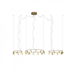 Triple ceiling lamp Shell by Mantra | Aiure