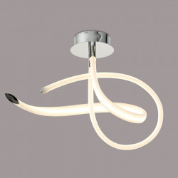 40W silver ceiling light Armonía by Mantra on a grey background | Aiure