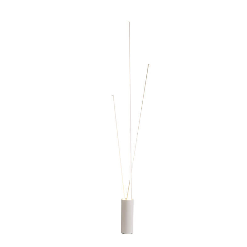 Vertical floor lamp 3 bars by Mantra white | Aiure