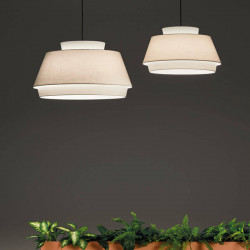 Large and small white ceiling lamp Aspen ACB | Aiure