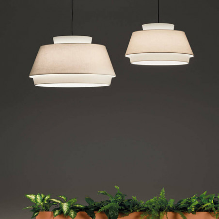 Large and small white ceiling lamp Aspen ACB | Aiure