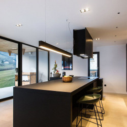 Orbital Mini LED spotlights ceiling recessed in a kitchen by Arkoslight | Aiure