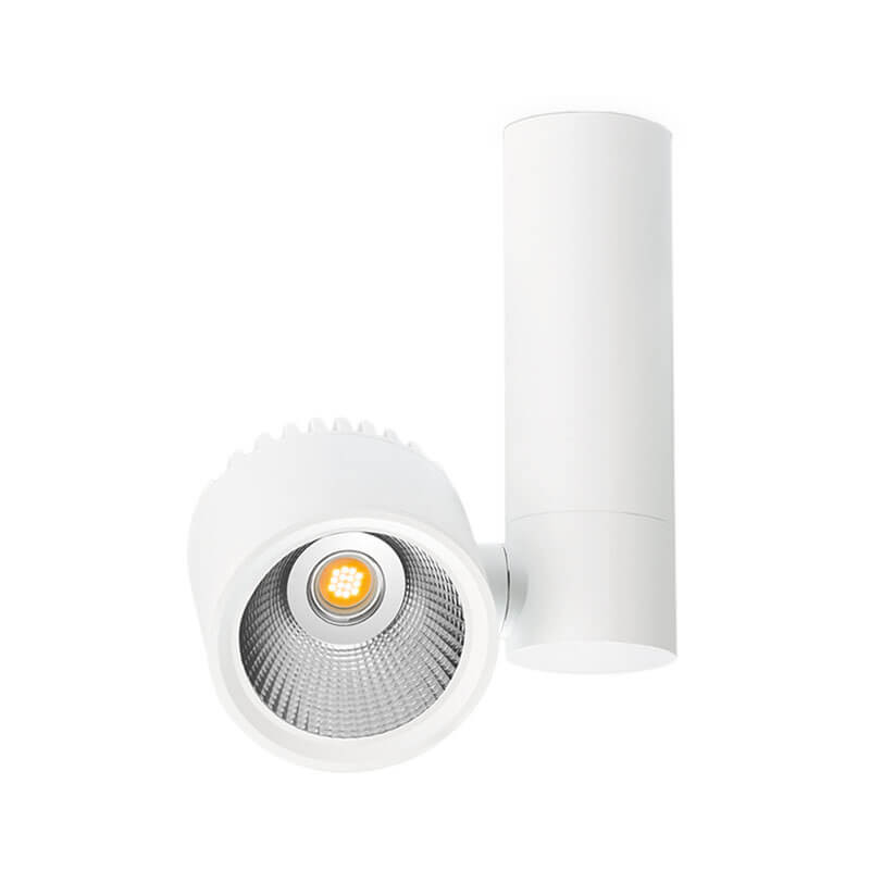 Zen Tube Surface white LED indoor spotlight by Arkoslight | Aiure
