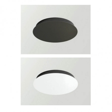 Bases of the ceiling lamp Alaska Fancy Shape black and white by Arkoslight | Aiure
