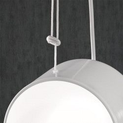 Details of the Paco pendant lamp shade in white | Aiure
