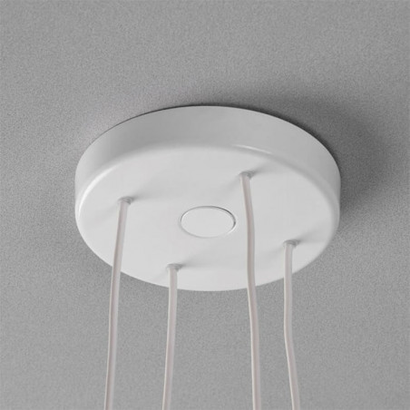 Details of the white Paco lamp base by Ole by FM | Aiure